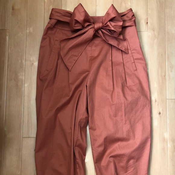 NWOT Cartonnier Paperbag Crop Trousers - Picture 5 of 8